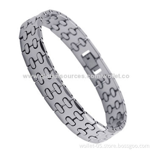 China Manufacturer Wholesale 2014 New Style Men's Fashionable Tungsten Bracelet, BV, CE, SGS Marks
